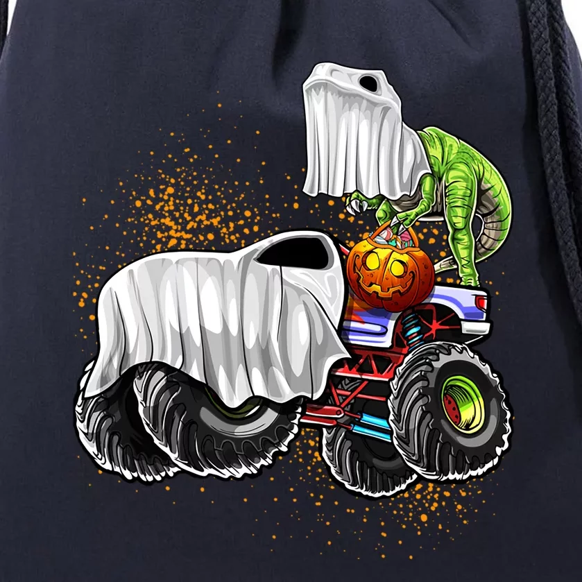 Monster Truck Dinosaur Ghost Halloween TrickOrTreating Cute Gift Drawstring Bag