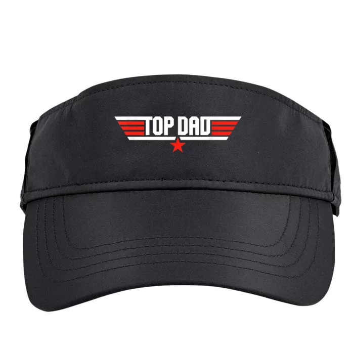 Mens Top Dad Funny Cool 80s 1980s Father Father's Day Adult Drive Performance Visor