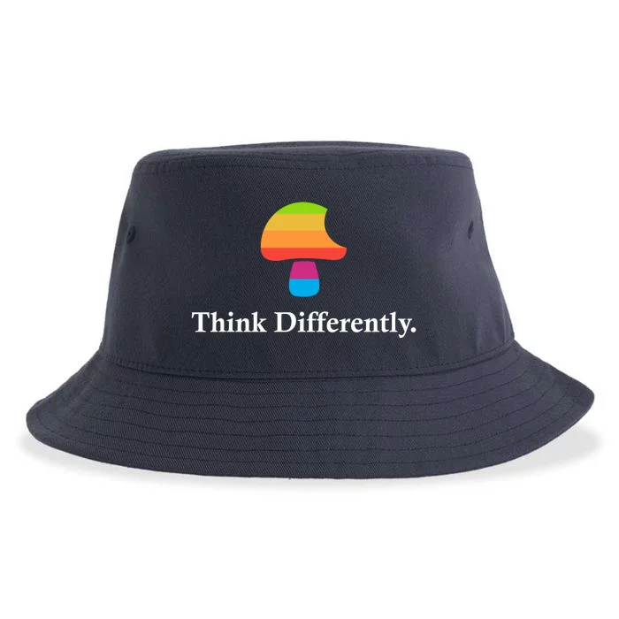 Mushroom Think Different Sustainable Bucket Hat