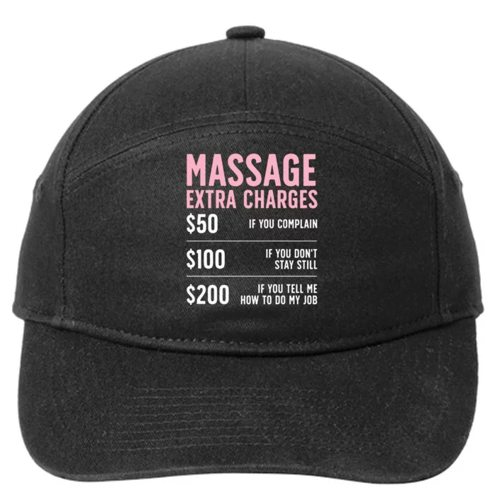 Massage Therapist Design For Massage Therapy 7-Panel Snapback Hat