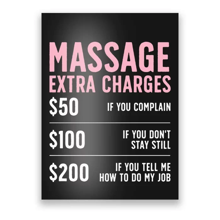 Massage Therapist Design For Massage Therapy Poster