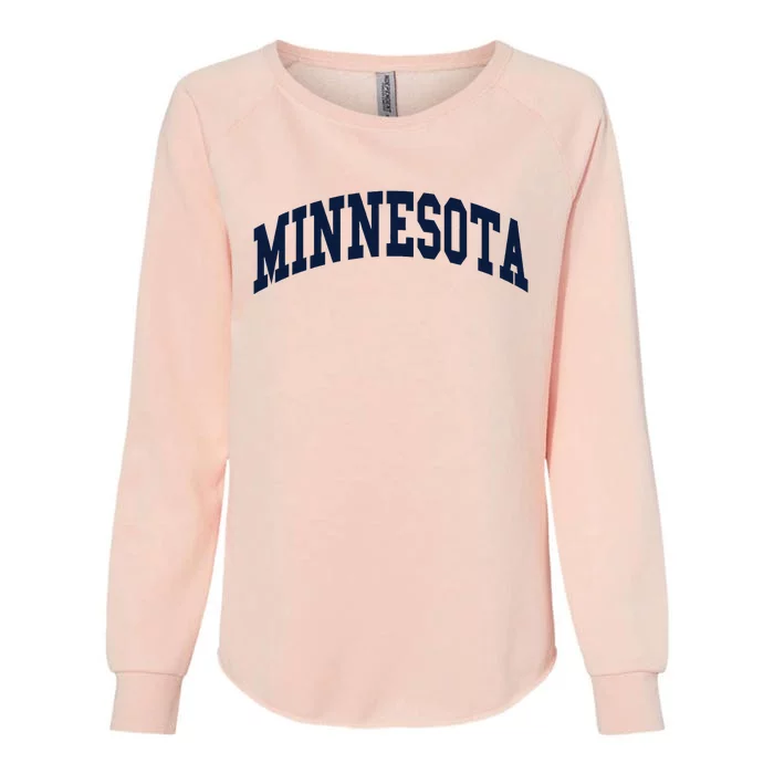 Minnesota Throwback Design Classic Womens California Wash Sweatshirt