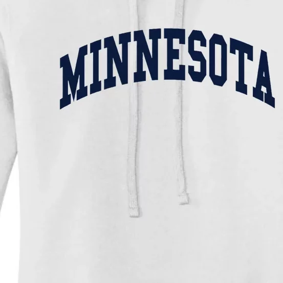 Minnesota Throwback Design Classic Women's Pullover Hoodie