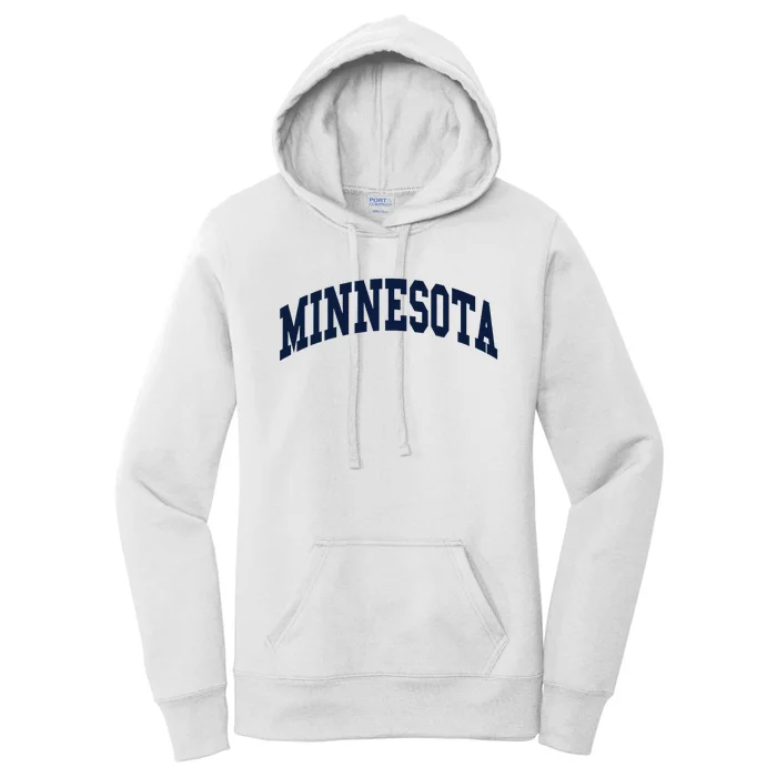 Minnesota Throwback Design Classic Women's Pullover Hoodie