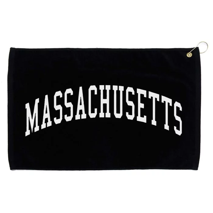 Massachusetts Throwback Design Classic Grommeted Golf Towel