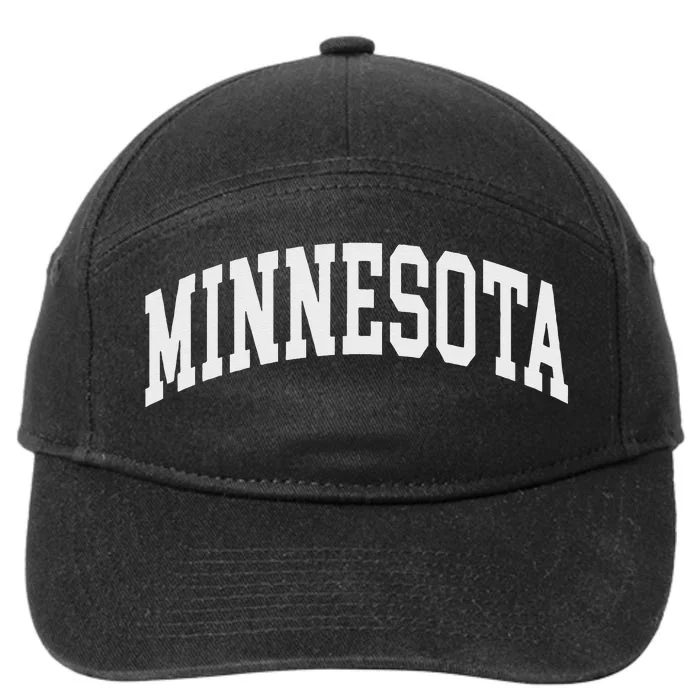 Minnesota Throwback Design Classic 7-Panel Snapback Hat