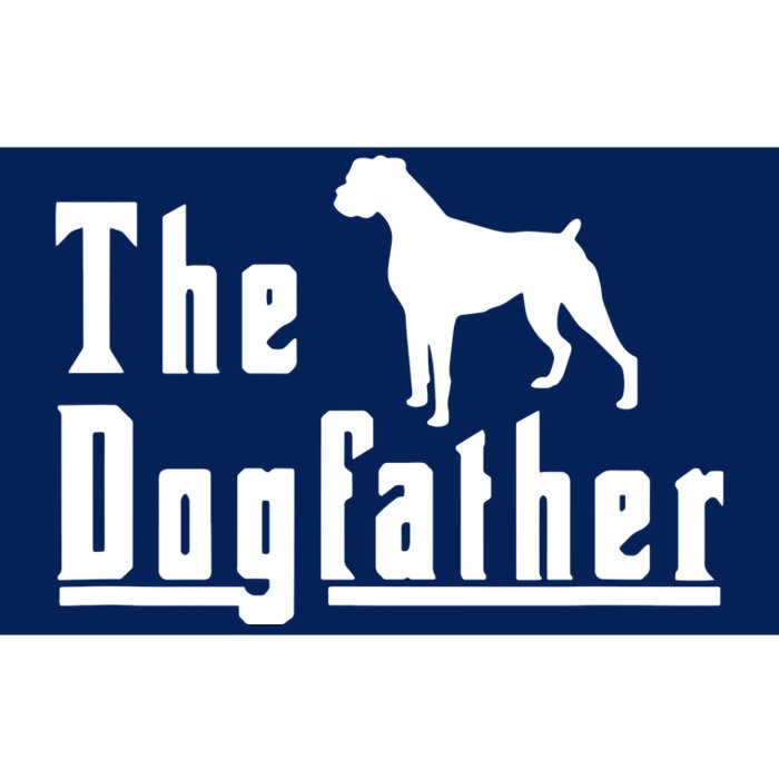 Men The Dogfather Boxer Dog T Christmas Gift Bumper Sticker