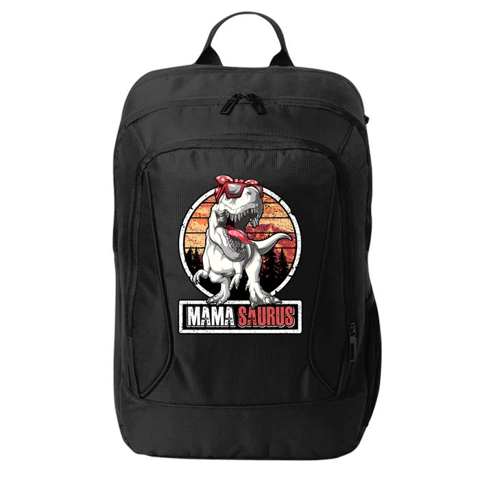 Mamasaurus Trex Dinosaur Mama Saurus Family Matching Gift City Backpack