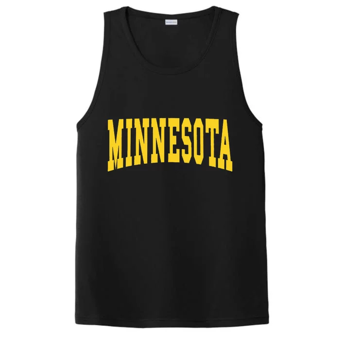 Minnesota Throwback Design Classic Performance Tank