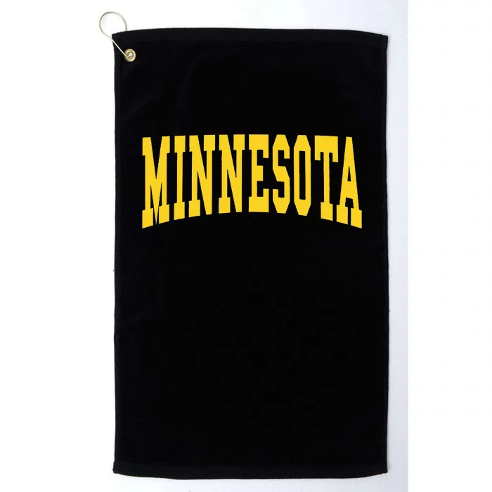 Minnesota Throwback Design Classic Platinum Collection Golf Towel