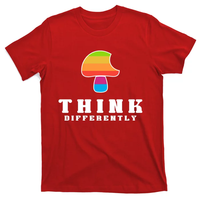 Mushroom Think Different T-Shirt