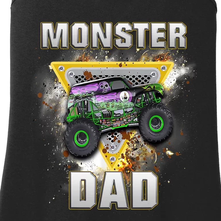 Monster Truck Dad Monster Truck Are My Jam Truck Lovers Ladies Essential Tank