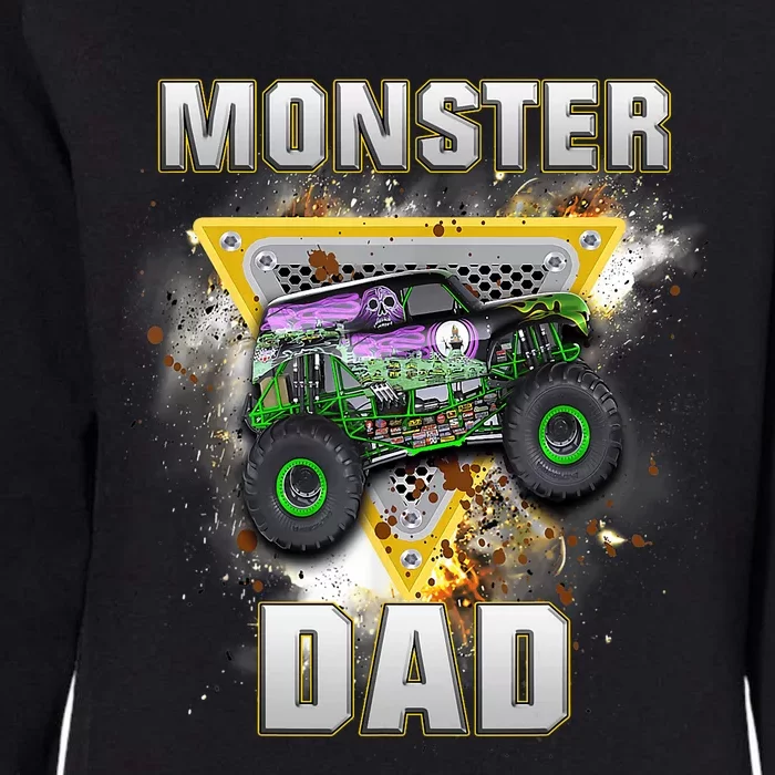 Monster Truck Dad Monster Truck Are My Jam Truck Lovers Womens California Wash Sweatshirt