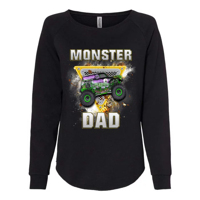 Monster Truck Dad Monster Truck Are My Jam Truck Lovers Womens California Wash Sweatshirt