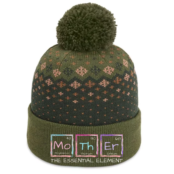 Mother The Essential Element Mom Periodic Table Chemist The Baniff Cuffed Pom Beanie