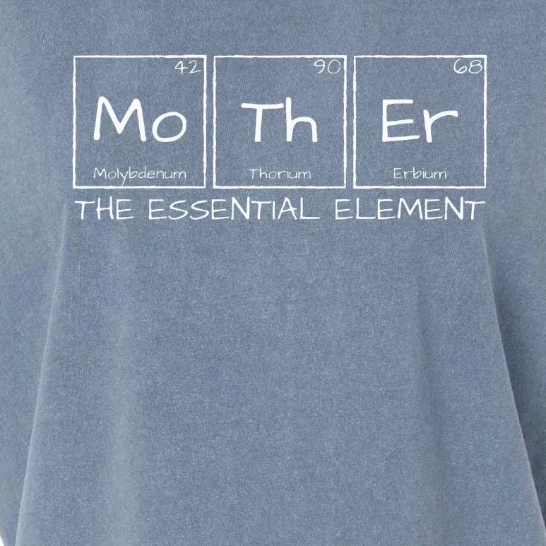 Mother The Essential Element Mom Periodic Table Chemist Garment-Dyed Women's Muscle Tee