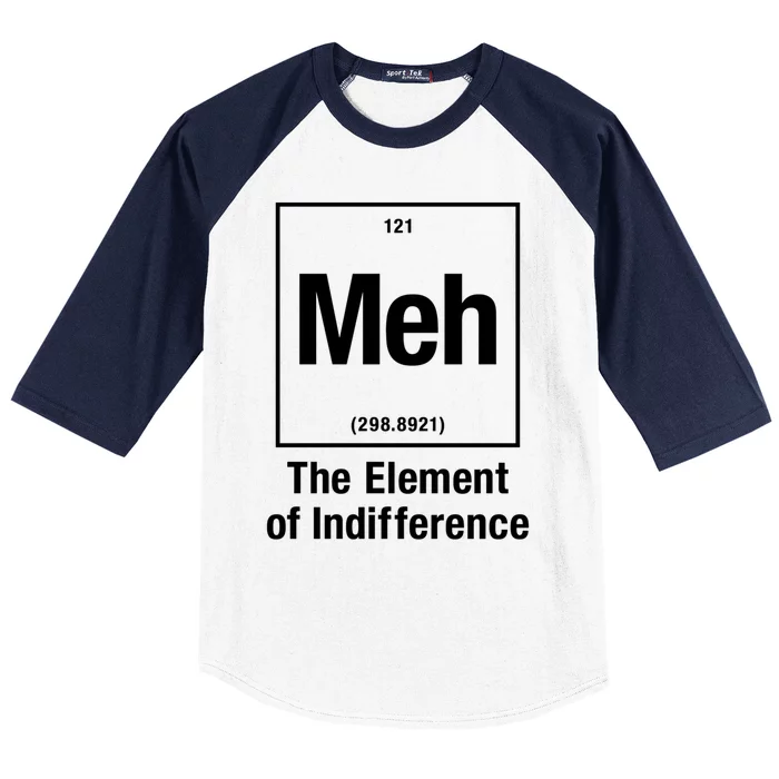 Meh The Elet Of Indifference Gift Baseball Sleeve Shirt