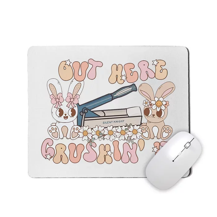 Med Tech Easter Nurse Retro Medication Aide Mousepad