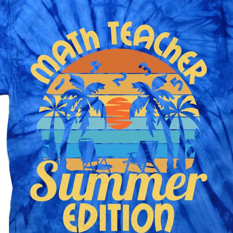 Math Teacher Educational Rockstar Education School Great Gift Tie-Dye T-Shirt