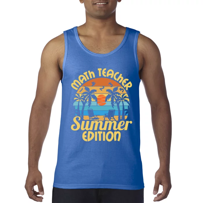 Math Teacher Educational Rockstar Education School Great Gift Tank Top