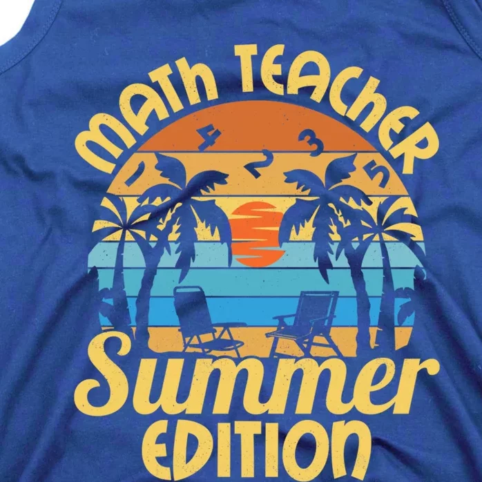 Math Teacher Educational Rockstar Education School Great Gift Tank Top