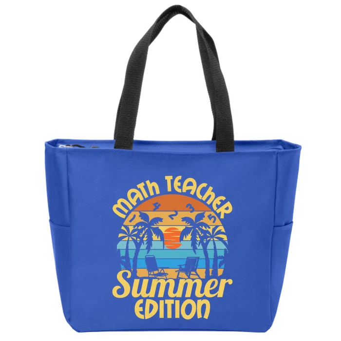 Math Teacher Educational Rockstar Education School Great Gift Zip Tote Bag