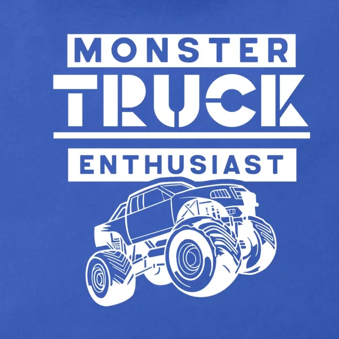 Monster Truck Enthusiast Lover Driver Trucks Driving Gift Zip Tote Bag