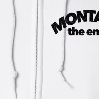 Montauk The End Long Island The Hamptons New York Summer Full Zip Hoodie