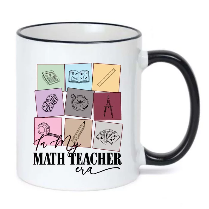 Math Teacher Era Black Color Changing Mug