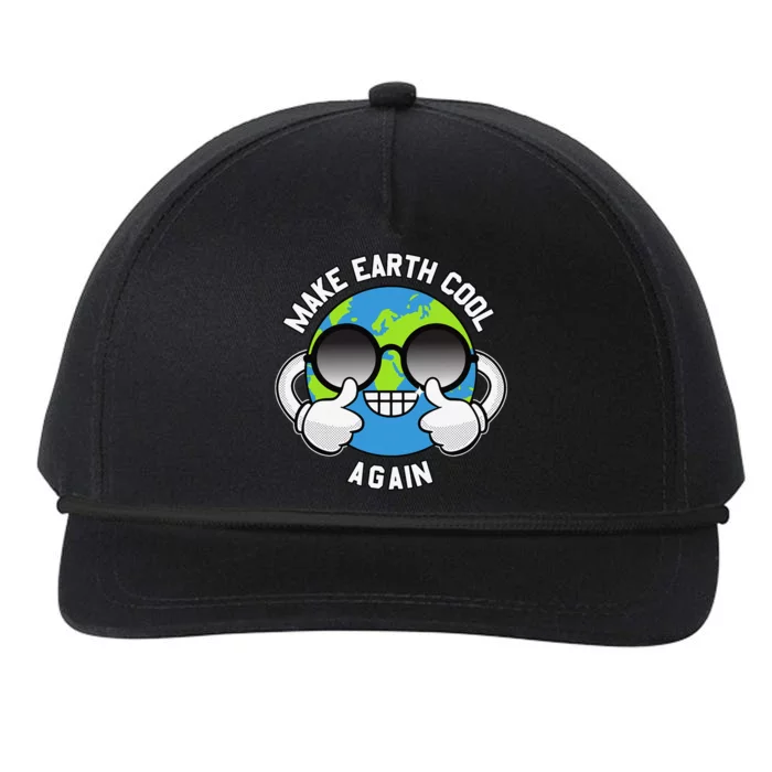 Make The Earth Cool Again Global Warming Awareness Clothing Snapback Five-Panel Rope Hat