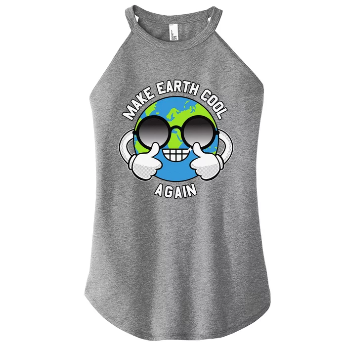 Make The Earth Cool Again Global Warming Awareness Clothing Women’s Perfect Tri Rocker Tank