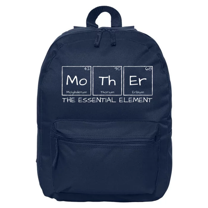 Mother The Essential Element Mom Periodic Table Chemist 16 in Basic Backpack