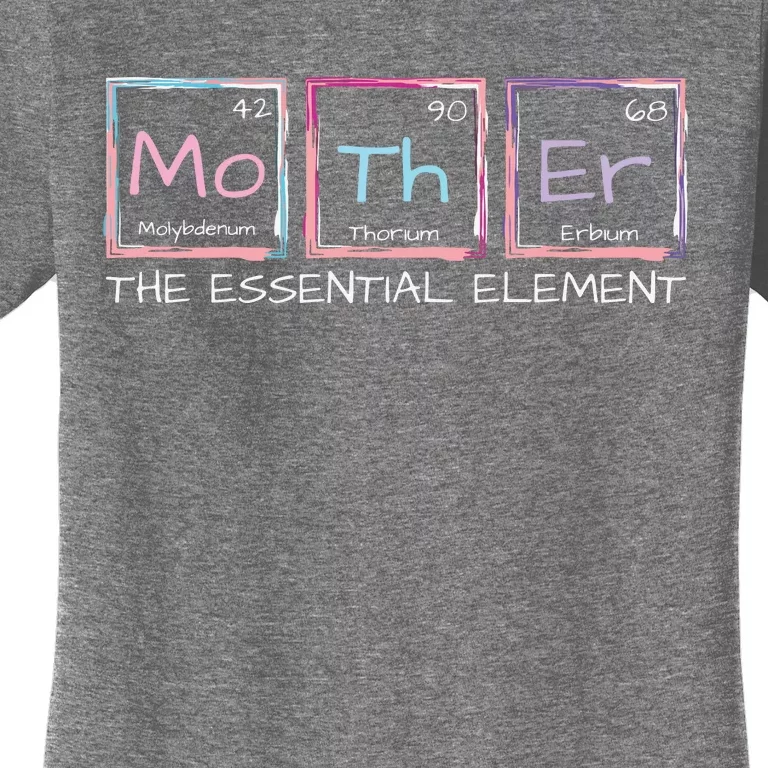 Mother The Essential Element Mom Periodic Table Chemist Women's T-Shirt