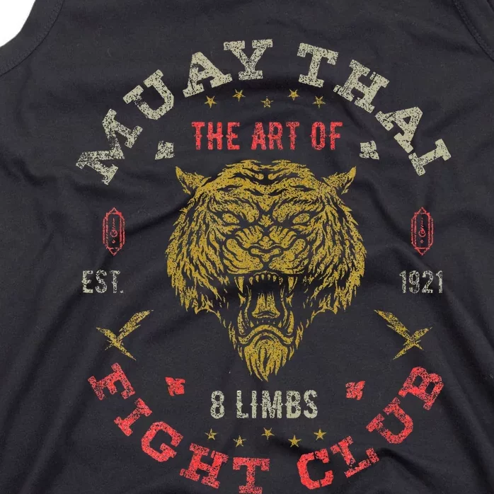 Muay Thai Fighter Twin Tiger Art Of 8 Limbs Tank Top