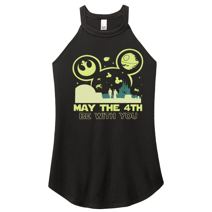 May The Fourth Be With You Star Movie Wars Women’s Perfect Tri Rocker Tank