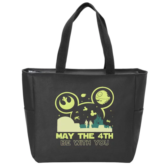 May The Fourth Be With You Star Movie Wars Zip Tote Bag