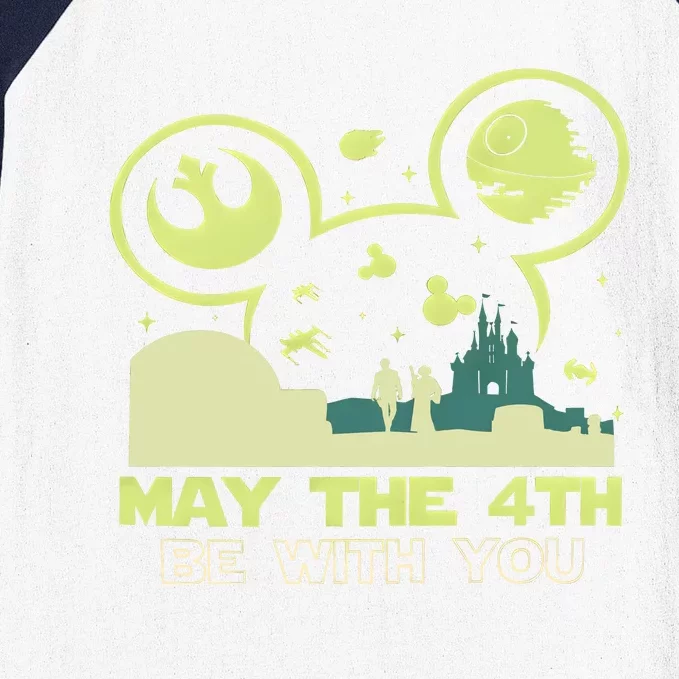 May The Fourth Be With You Star Movie Wars Baseball Sleeve Shirt