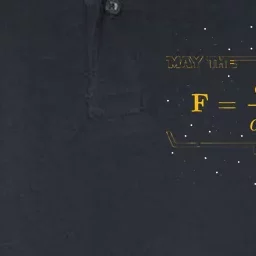 May The F = m(dvdt) Be with You  Funny Physics Geek Softstyle Adult Sport Polo