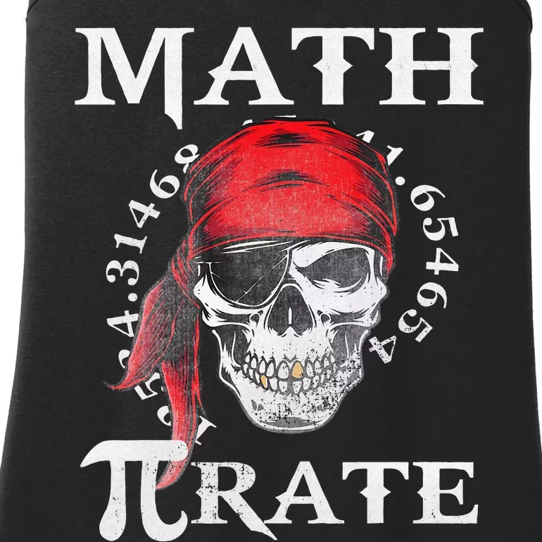 Math Teacher Funny Quote Pirate Gift Ladies Essential Tank