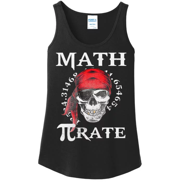 Math Teacher Funny Quote Pirate Gift Ladies Essential Tank