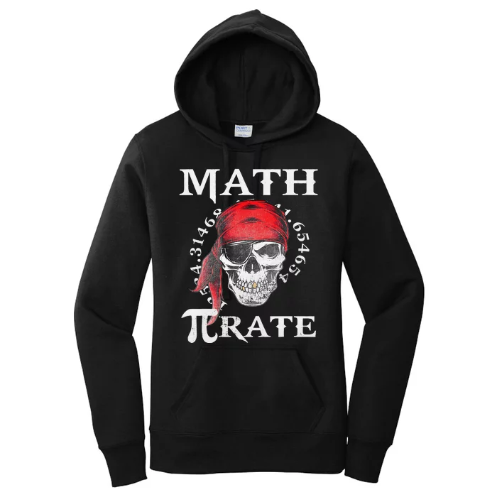 Math Teacher Funny Quote Pirate Gift Women's Pullover Hoodie