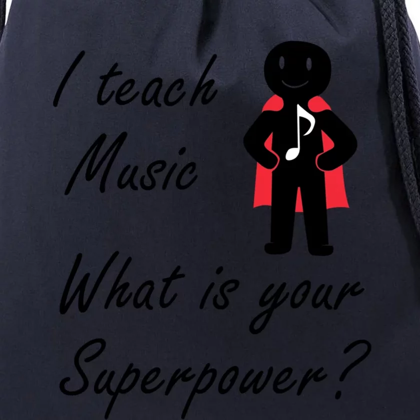 Music Teacher Funny Saying Musician Singer Meaningful Gift Drawstring Bag