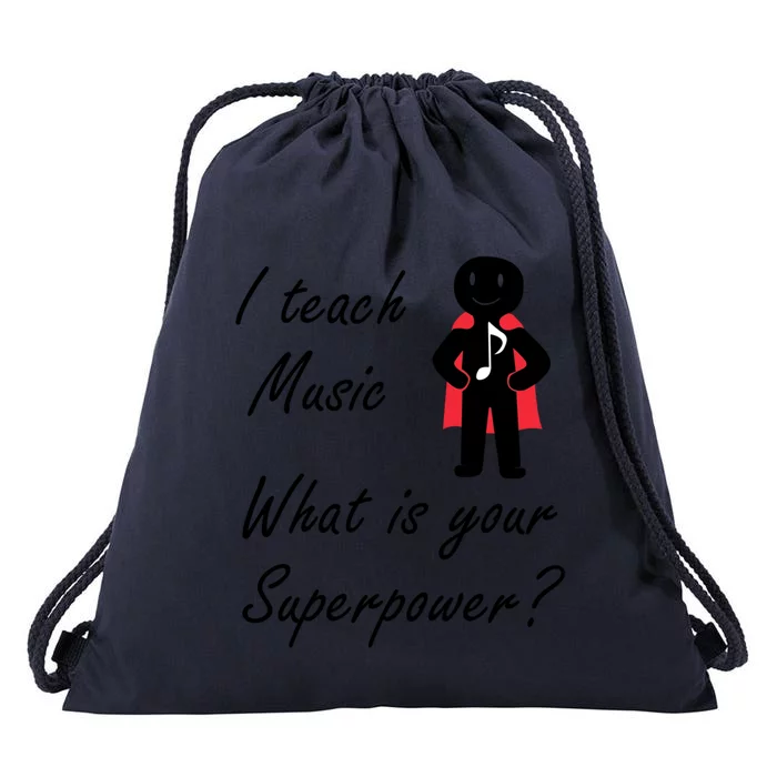 Music Teacher Funny Saying Musician Singer Meaningful Gift Drawstring Bag