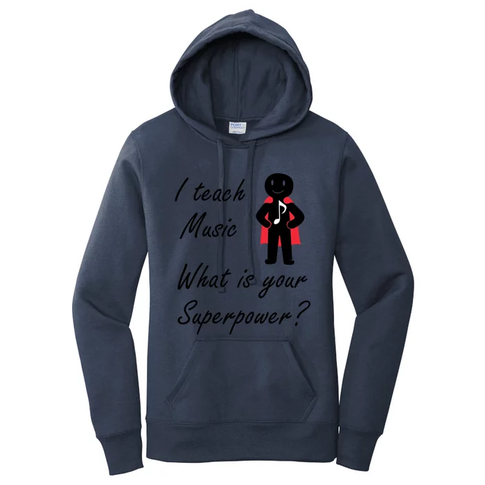 Music Teacher Funny Saying Musician Singer Meaningful Gift Women's Pullover Hoodie