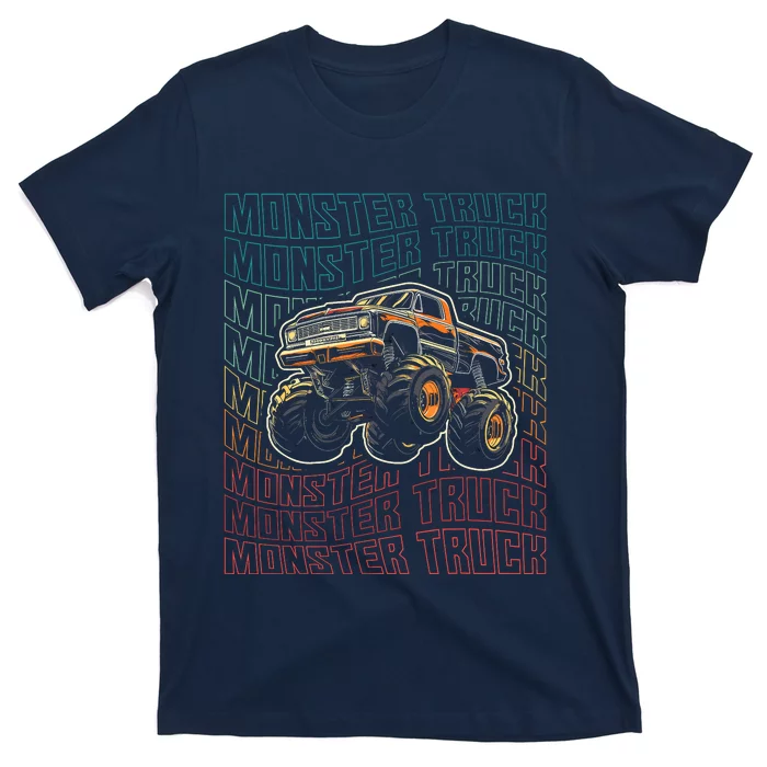 Monster Truck Fors Monster Truck Vintage Retro T-Shirt