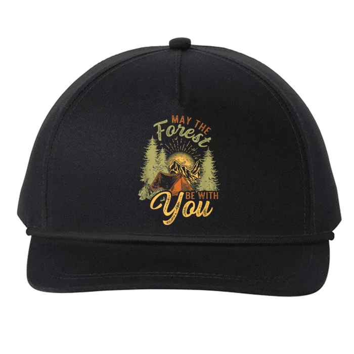 May The Forest Be With You Camping Snapback Five-Panel Rope Hat