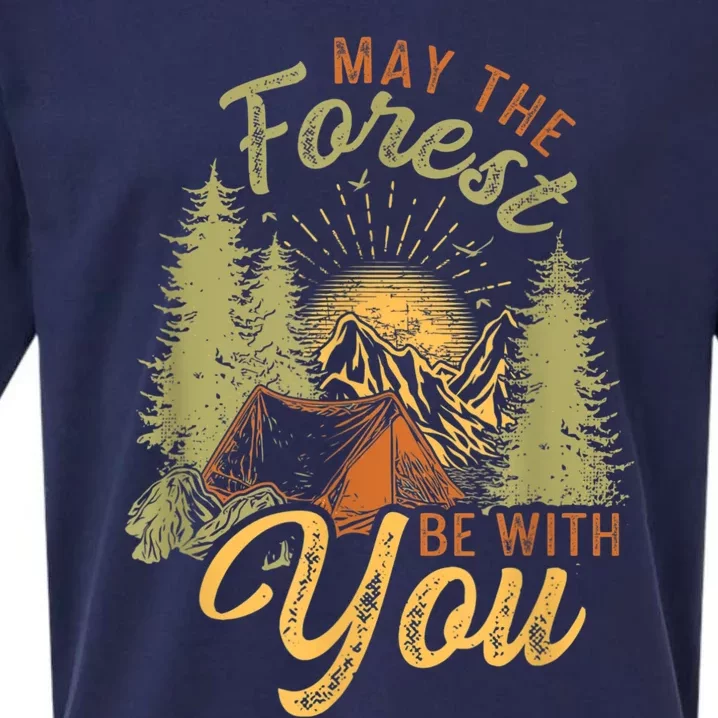 May The Forest Be With You Camping Sueded Cloud Jersey T-Shirt