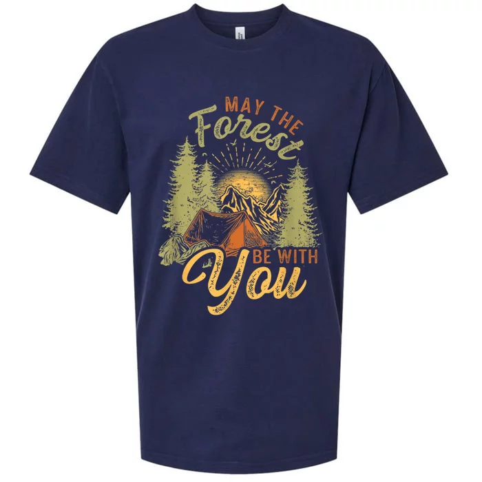 May The Forest Be With You Camping Sueded Cloud Jersey T-Shirt