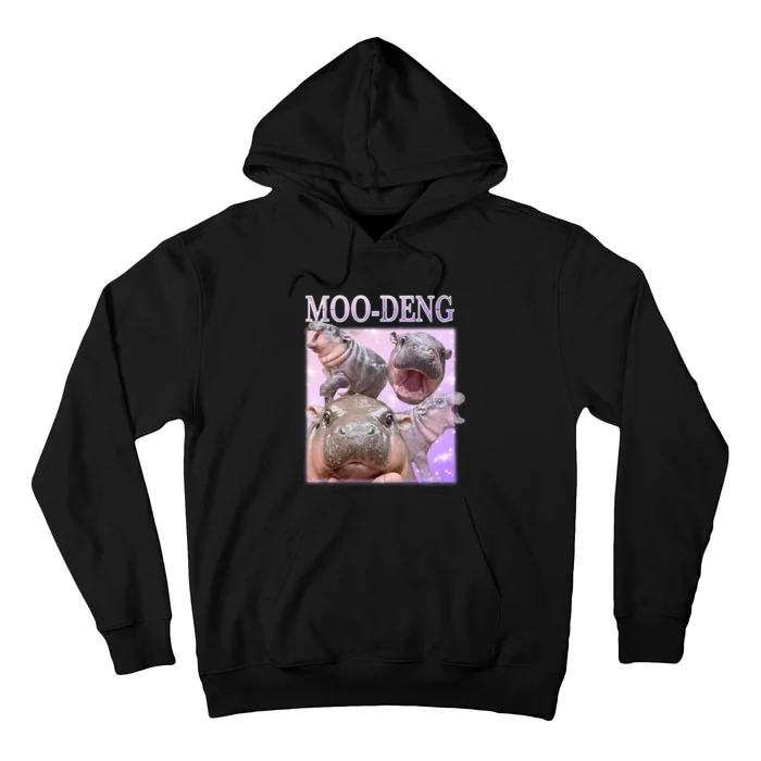 Moodeng The Famous Baby Pigmy Hippo Moodeng Hoodie