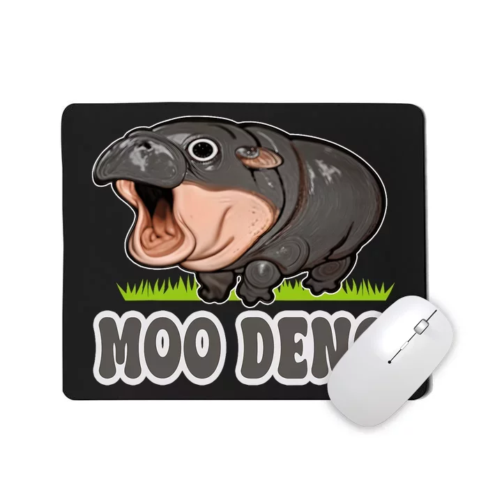 Moodeng The Famous Baby Pigmy Hippo Moodeng Mousepad